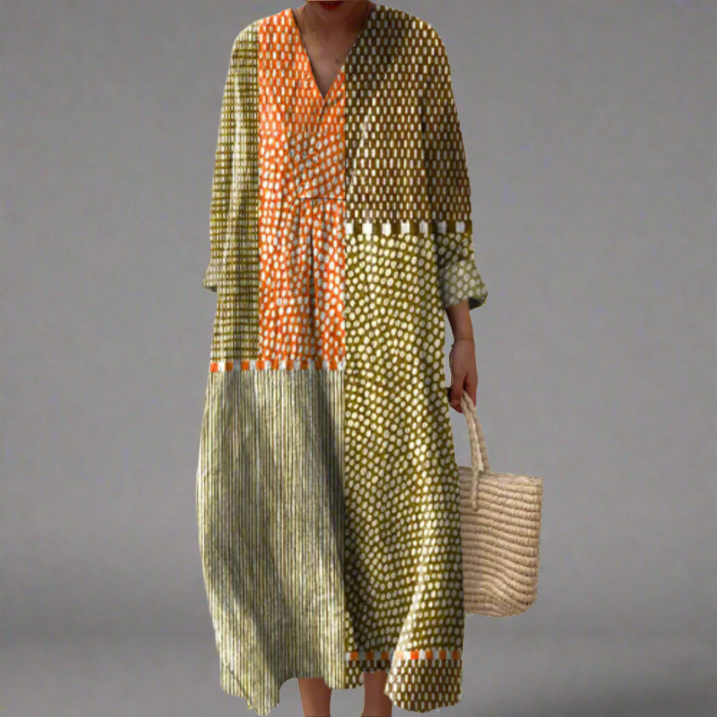 Norisse Elegant Geometric Dress