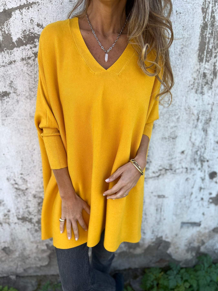 Serena | Oversized V-Neck Sweater
