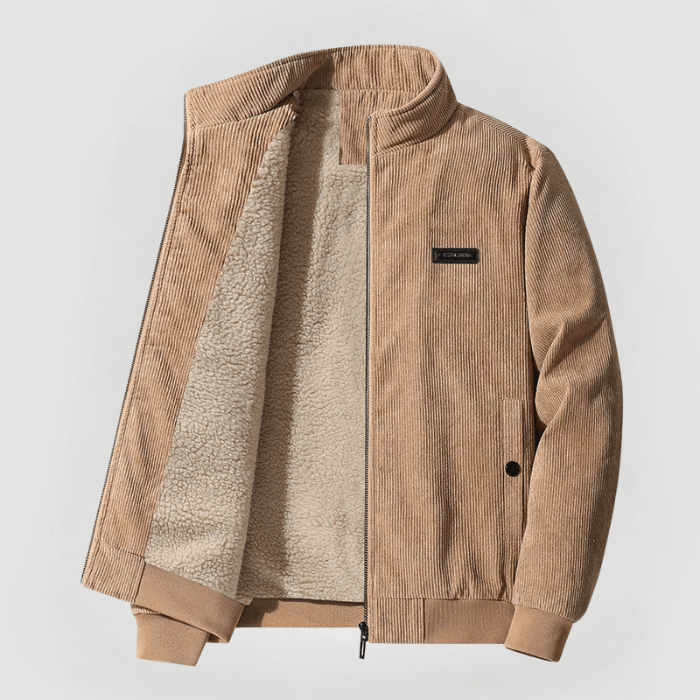 Dean | Cord jacket with fleece lining