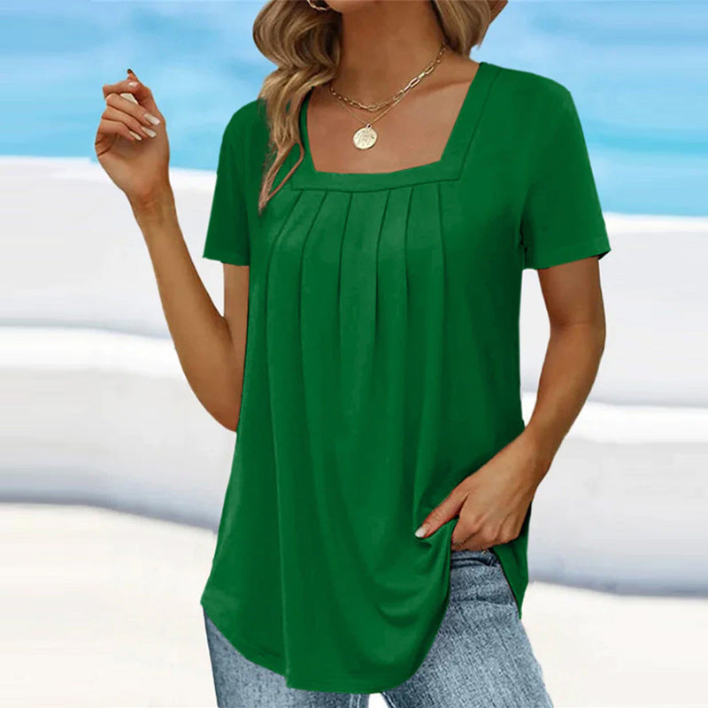 Elanora | Pleated Summer Blouse
