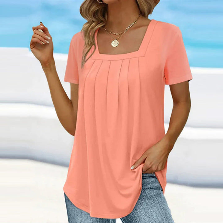 Elanora | Pleated Summer Blouse