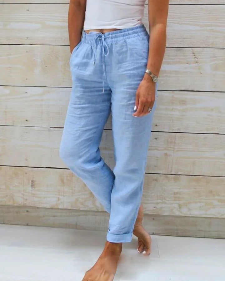 Belle | Women's Linen Trousers