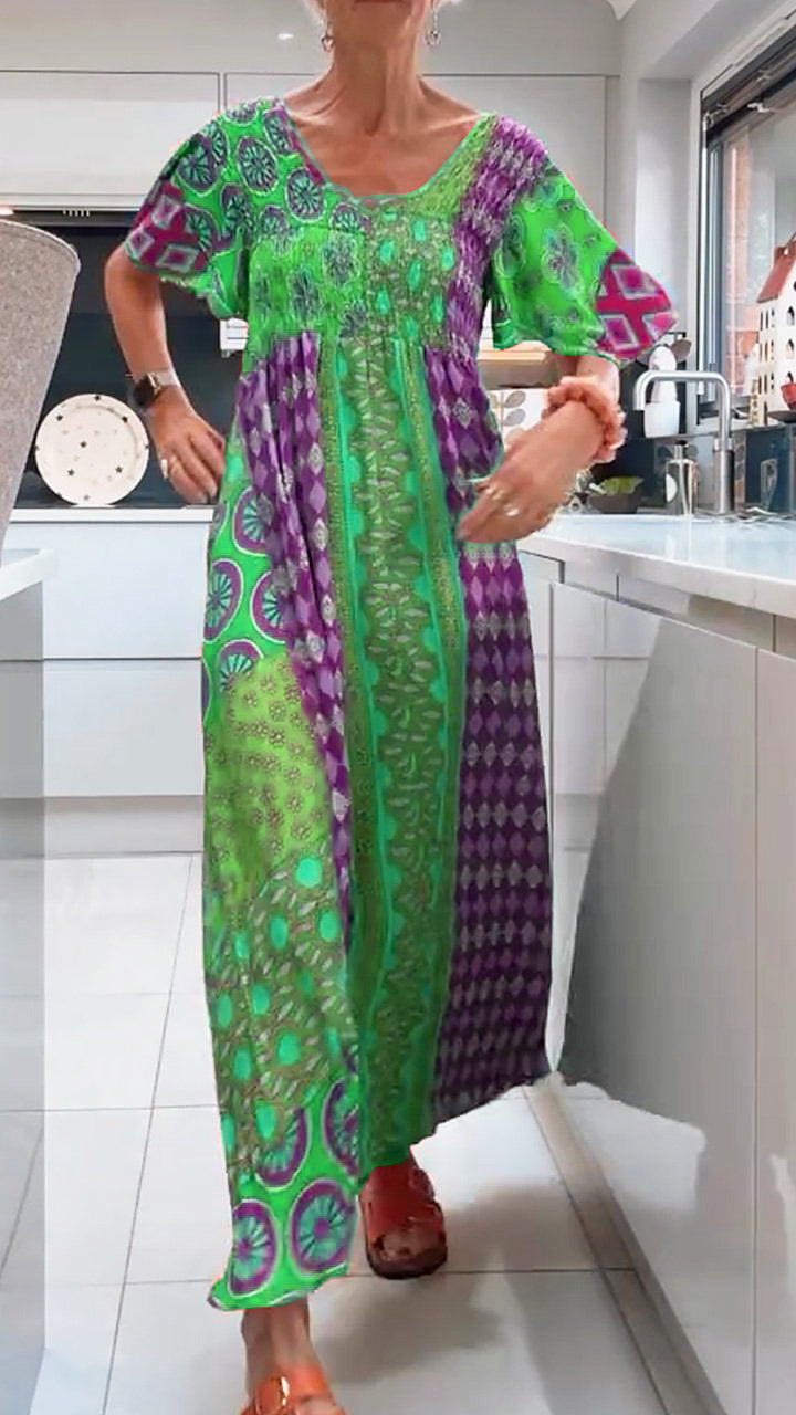 Rosalia | Paisley Midi Dress