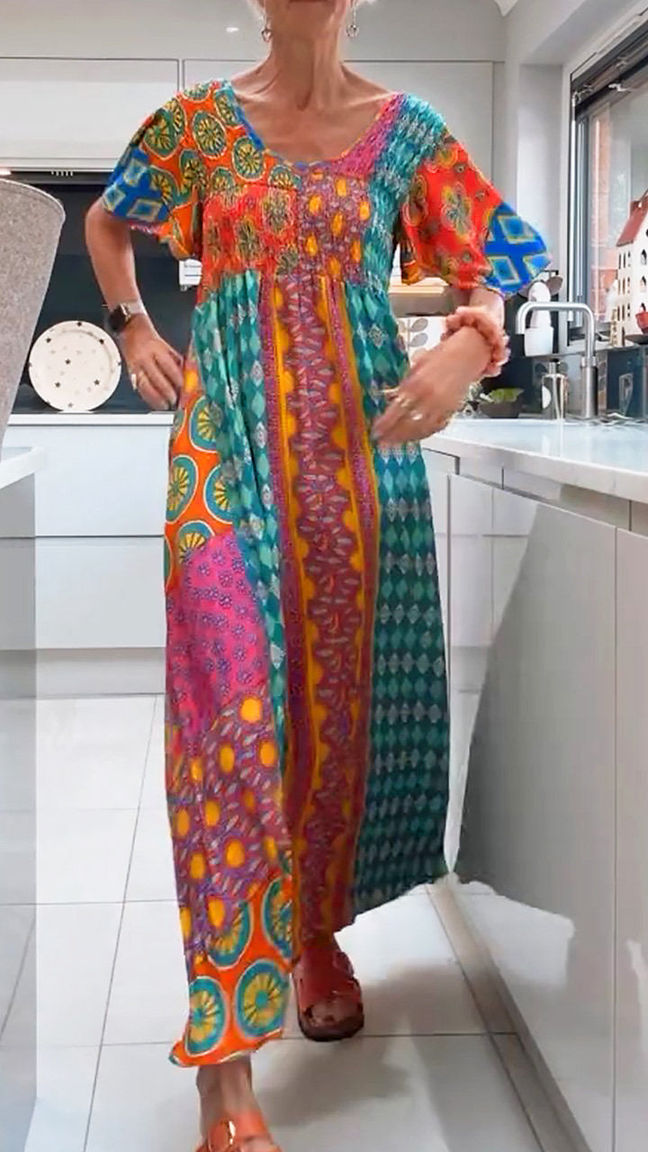 Rosalia | Paisley Midi Dress