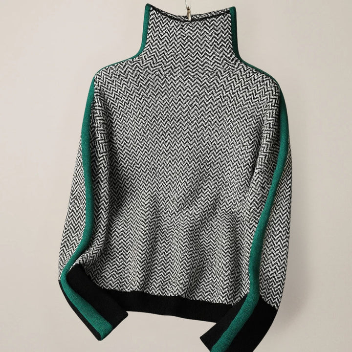 Anna | High Neck Knit Jumper