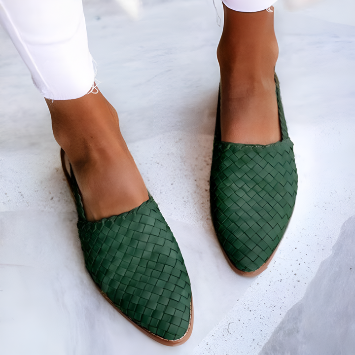 Isabelle | Woven Flat Sandals