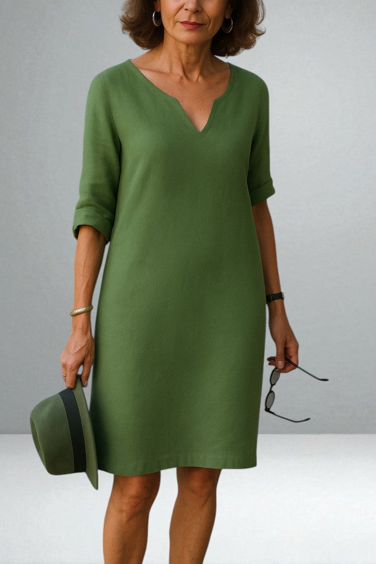 Mary V-Neck Dress