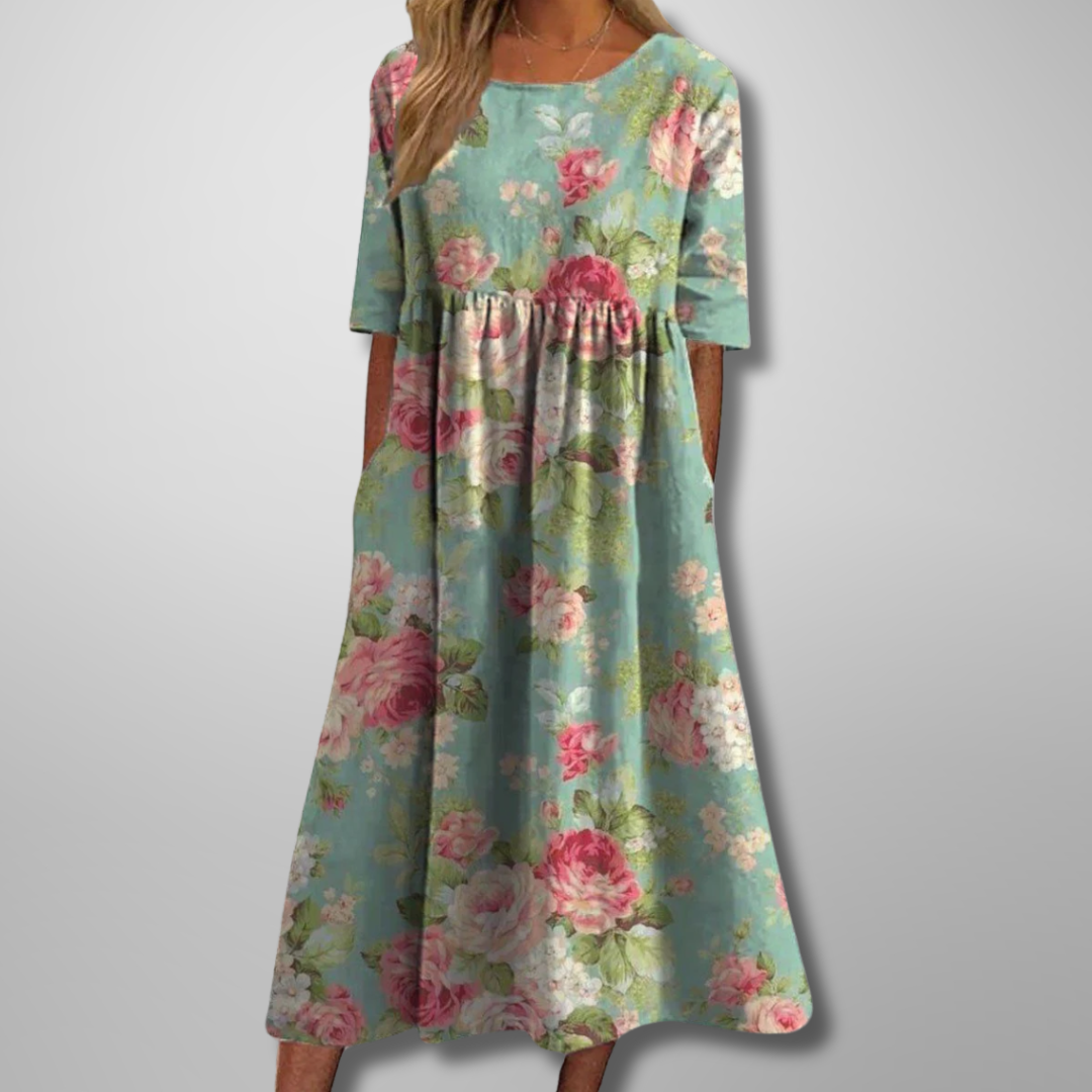 Marisa | Classic Embroidered Dress