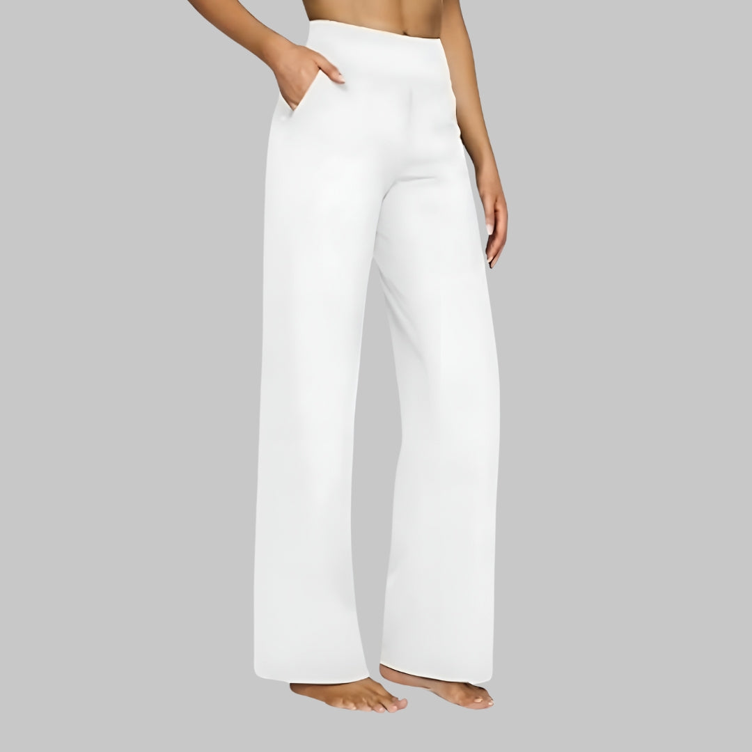 Stella | Soft Jersey Wide-Leg Trousers