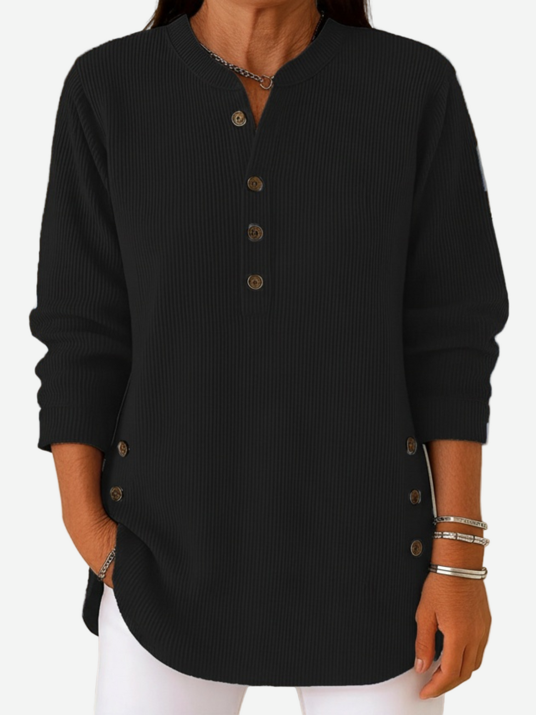 Eveline | Everyday Long Sleeve Knit Sweater