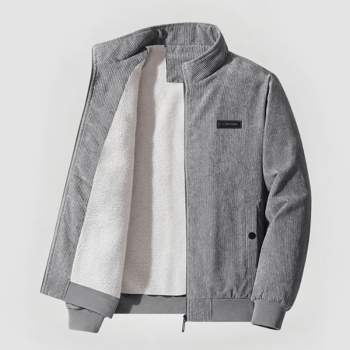 Dean | Cord jacket with fleece lining