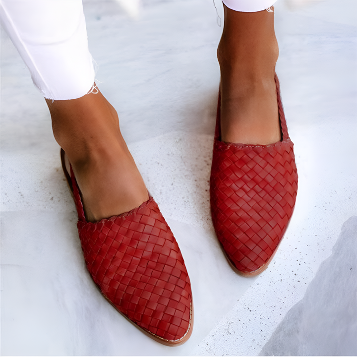Isabelle | Woven Flat Sandals
