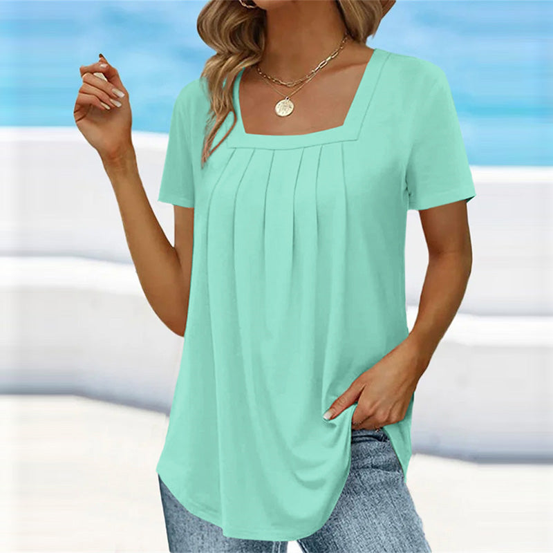 Elanora | Pleated Summer Blouse