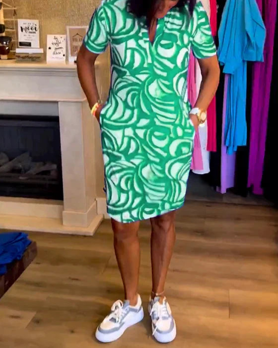 Angela | Colourful Dress