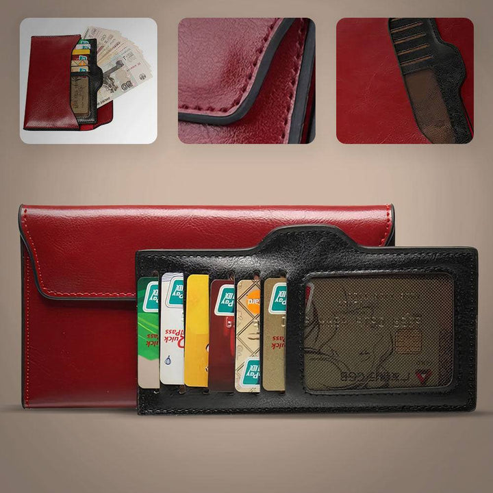 Silvia | Timeless Minimalist Fold Wallet