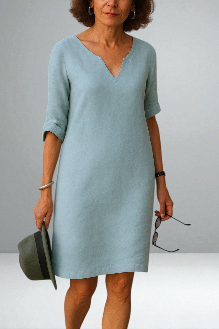 Mary V-Neck Dress