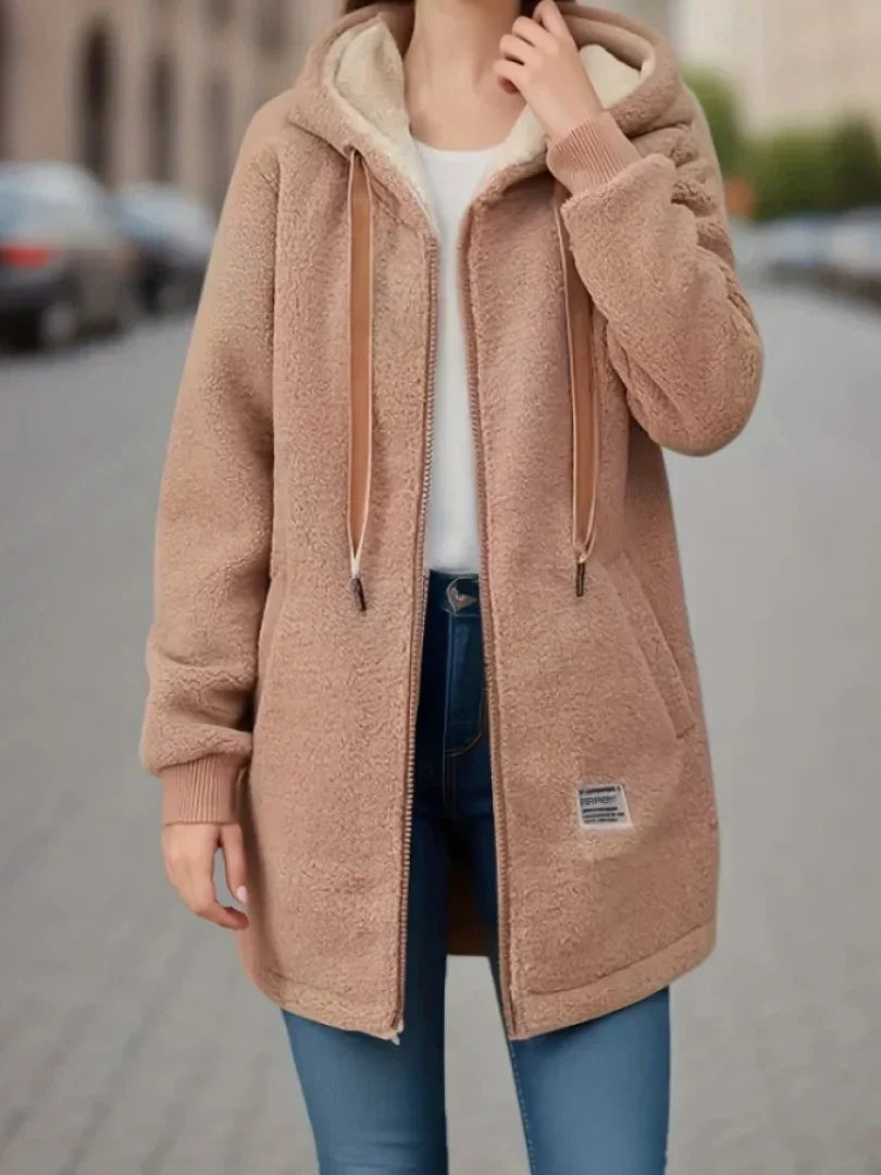Melina | Fleece hooded jacket