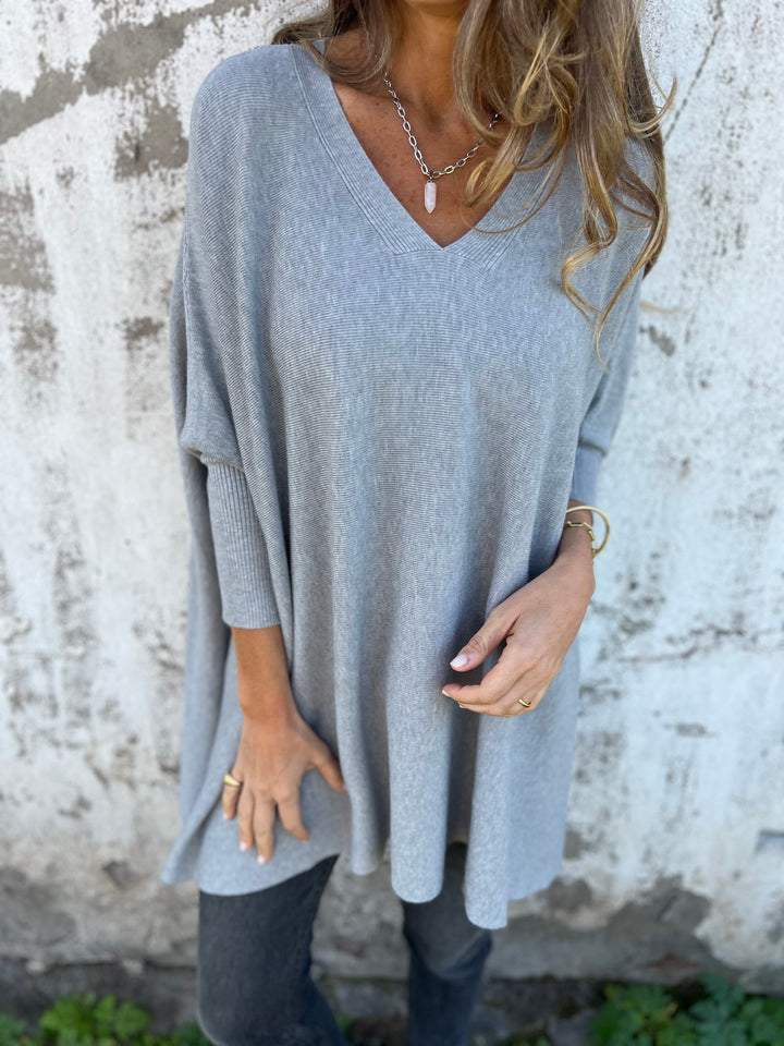 Serena | Oversized V-Neck Sweater