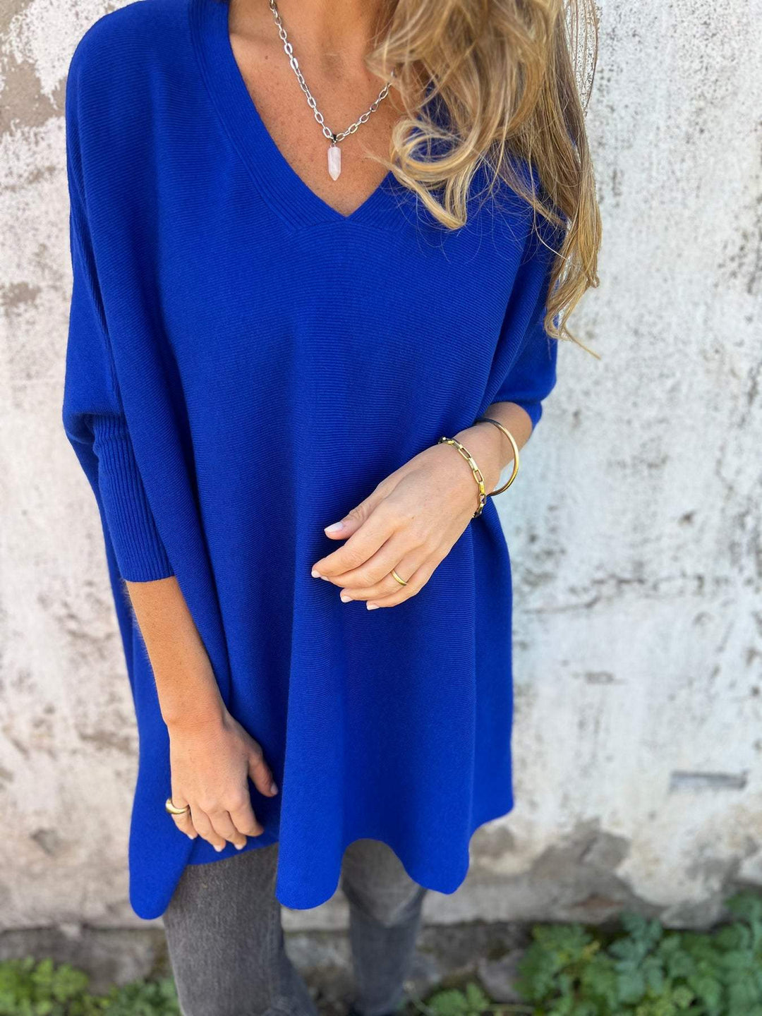 Serena | Oversized V-Neck Sweater