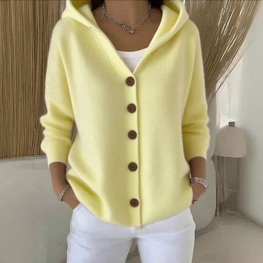 Grace | Knitted Hooded Cardigan