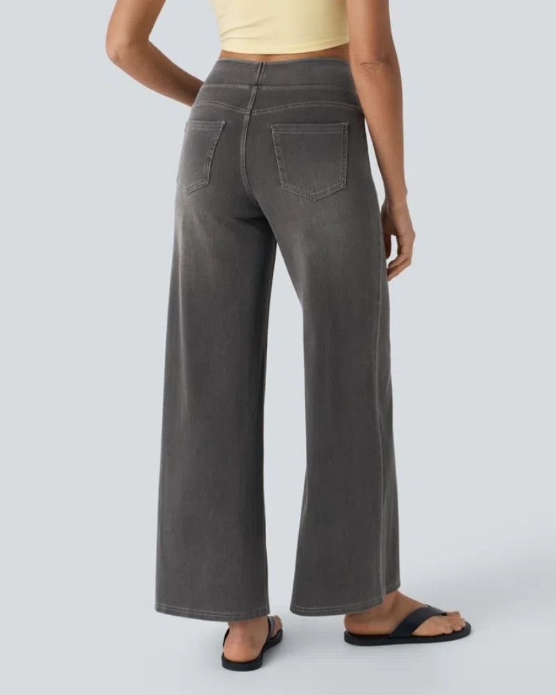 Elena | High-Waisted Wide Leg Jeans