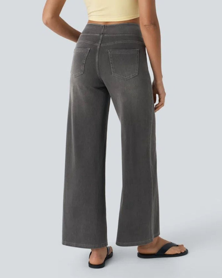 Elena | High-Waisted Wide Leg Jeans