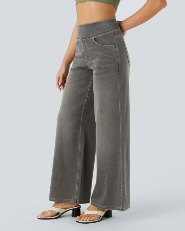 Elena | High-Waisted Wide Leg Jeans