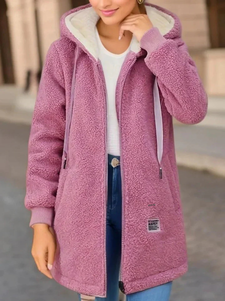 Melina | Fleece hooded jacket