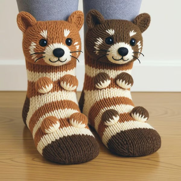 Elin | Hug Me Animal Socks (Buy 1, Get 1 Free)