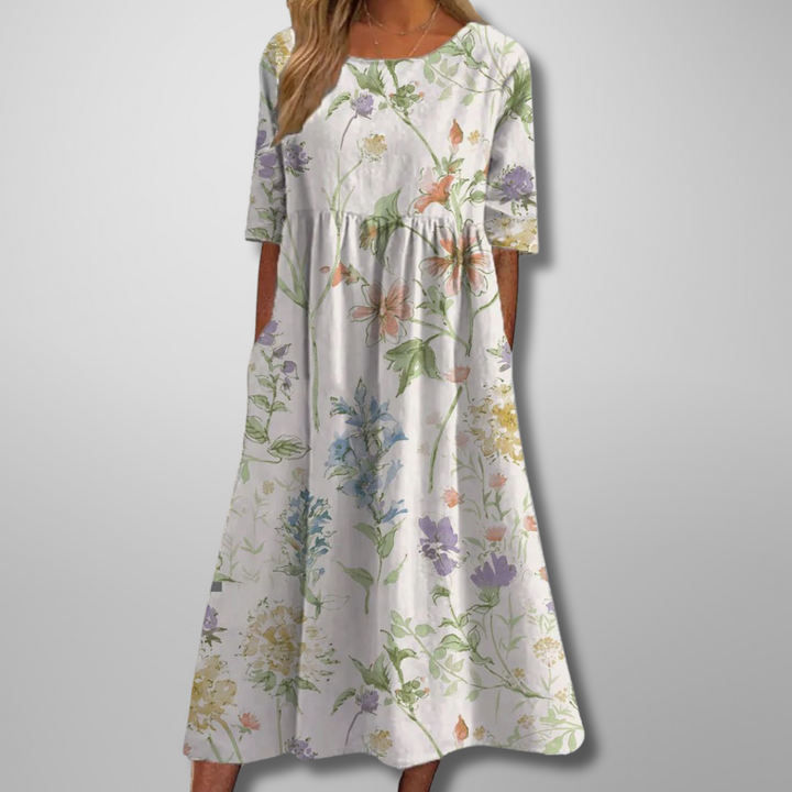 Marisa | Classic Embroidered Dress