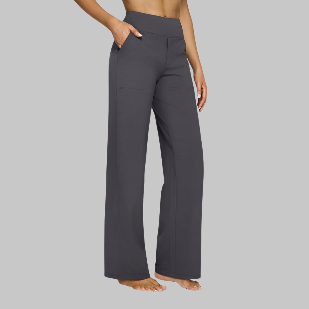 Stella | Soft Jersey Wide-Leg Trousers