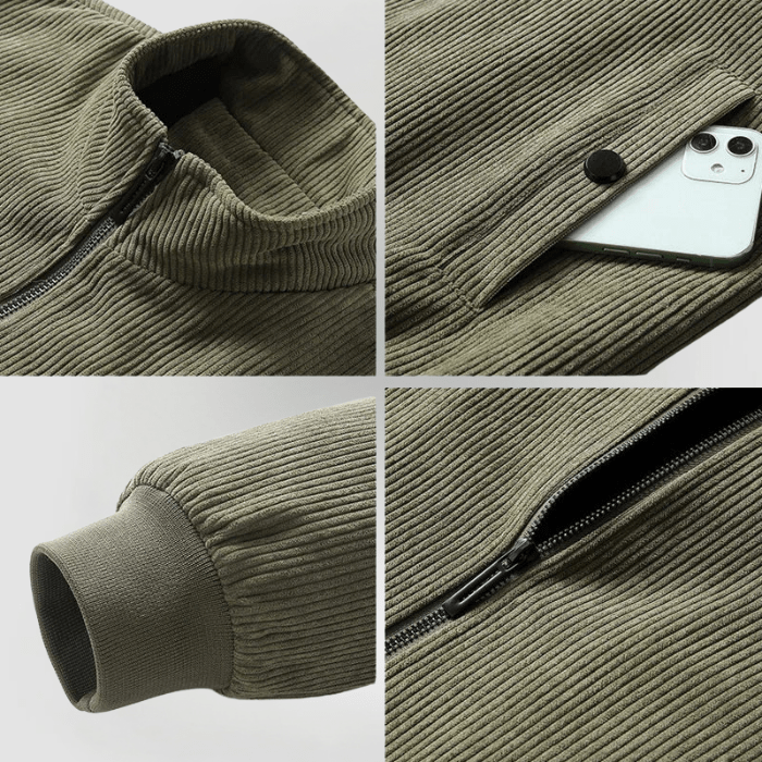 Dean | Cord jacket with fleece lining