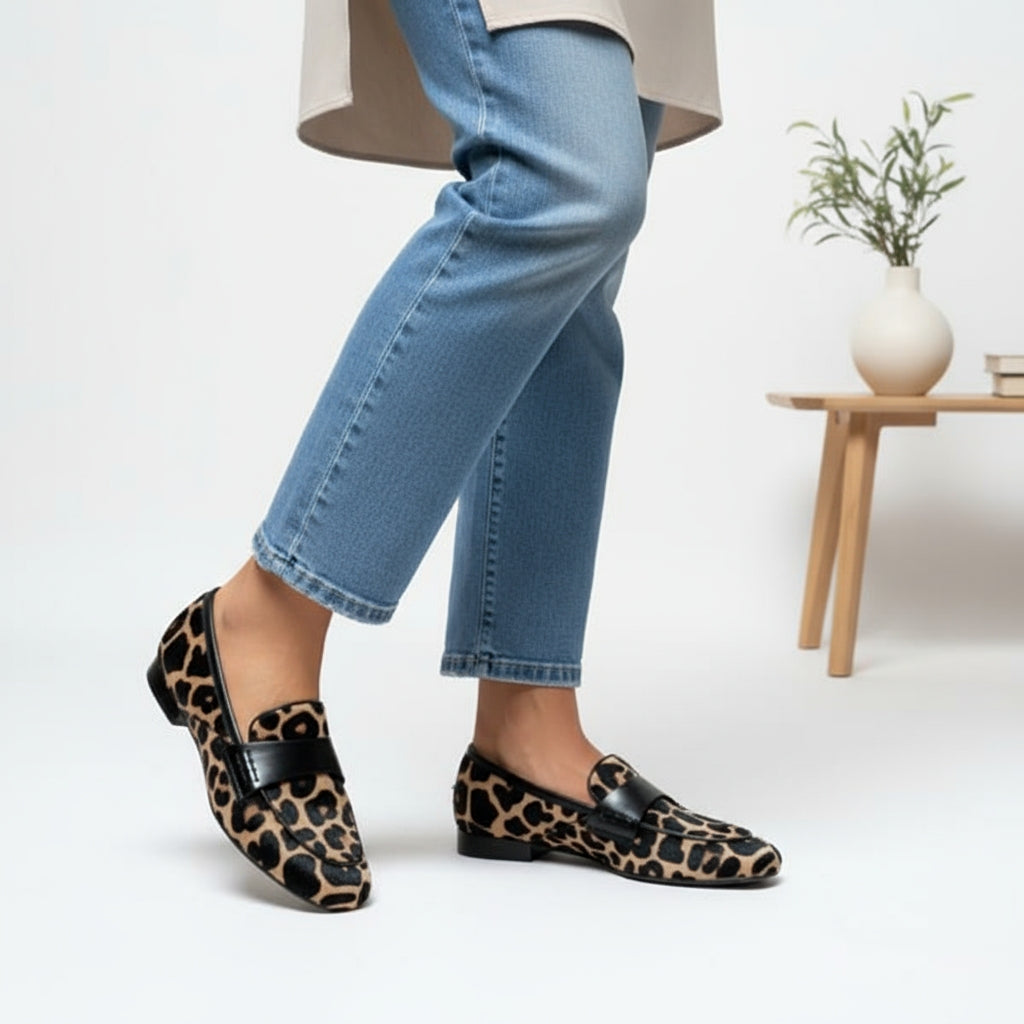 Livia |  Leopard Moccasins