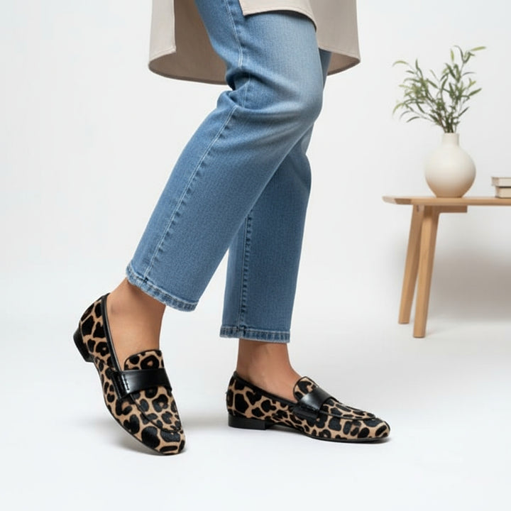 Livia |  Leopard Moccasins