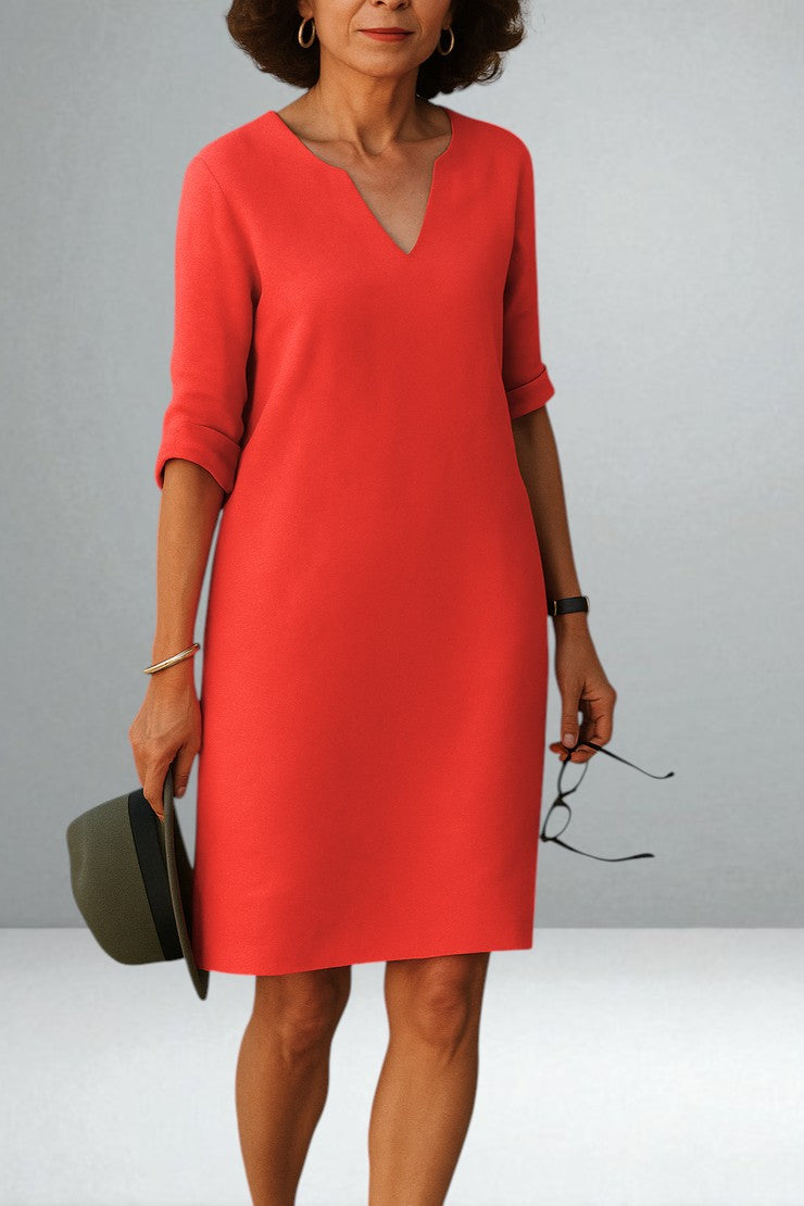 Mary V-Neck Dress