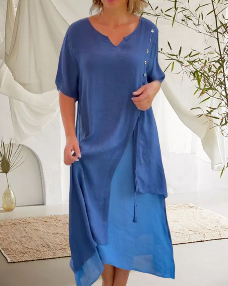 Nicole | Short Sleeve  Dress