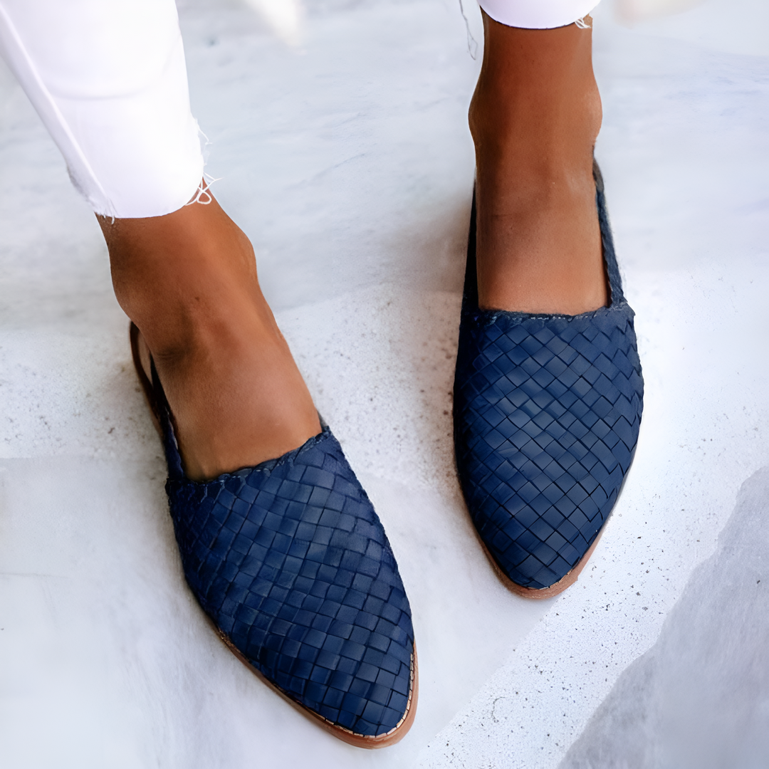 Isabelle | Woven Flat Sandals