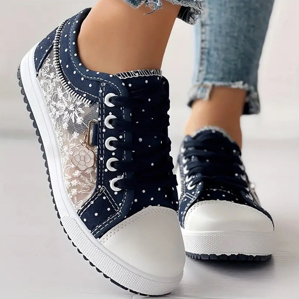 Zara | Trendy Lace-Up Sneakers