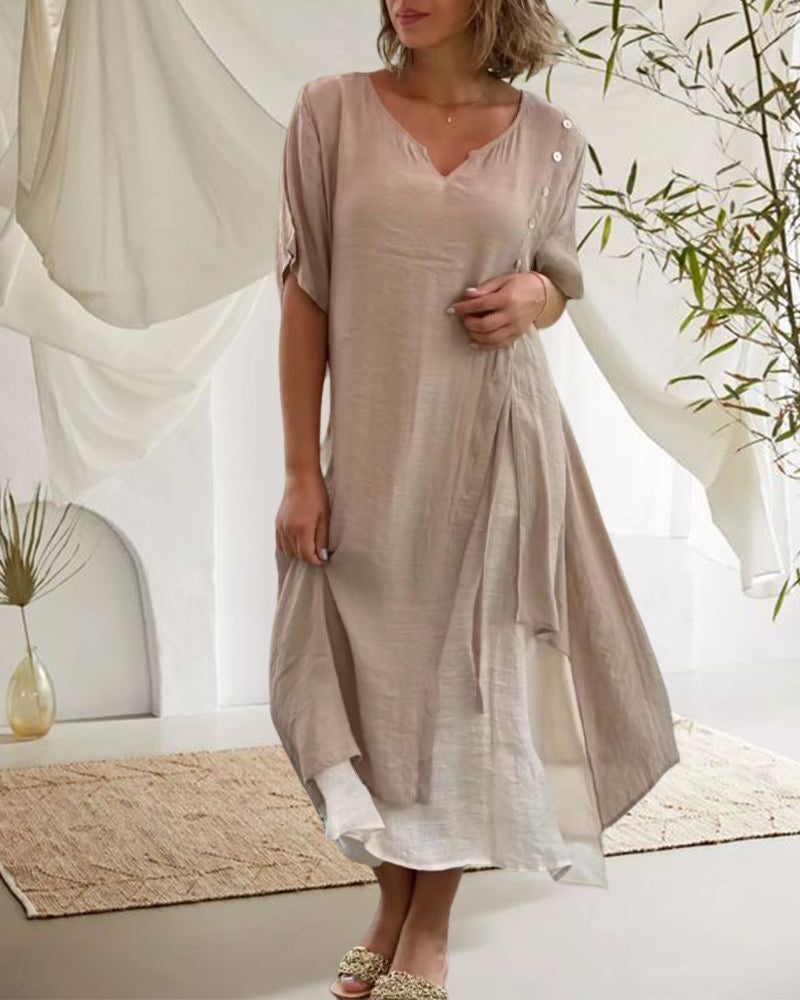 Nicole | Short Sleeve  Dress
