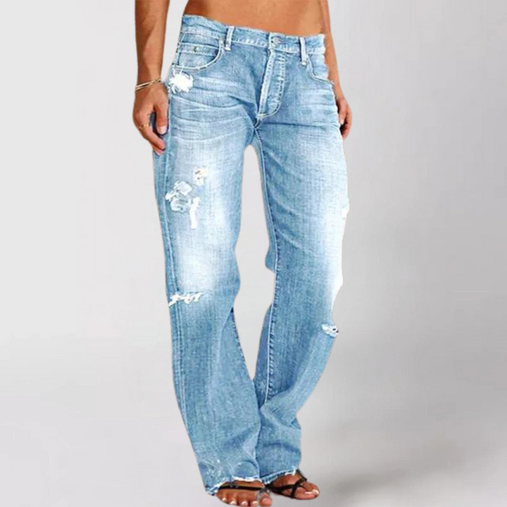 Emily | Relaxed Fit Wide-Leg Denim Jeans