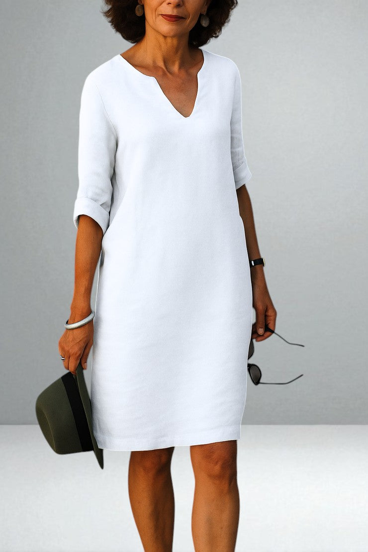 Mary V-Neck Dress