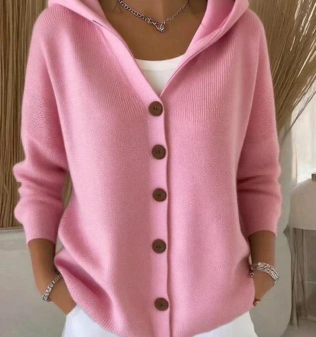 Grace | Knitted Hooded Cardigan