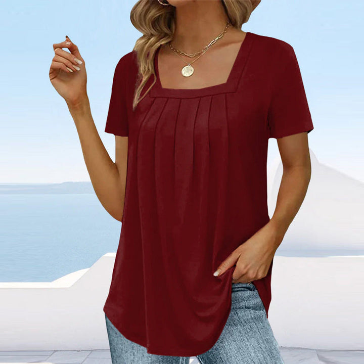 Elanora | Pleated Summer Blouse