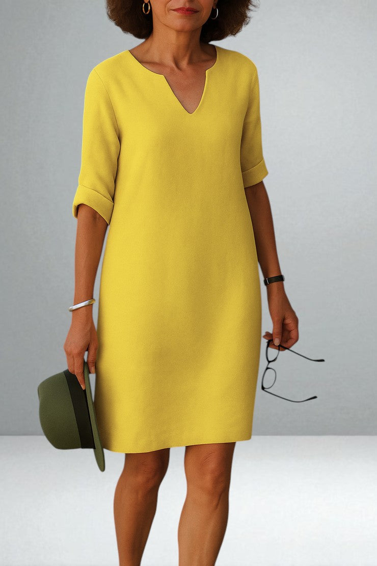 Mary V-Neck Dress