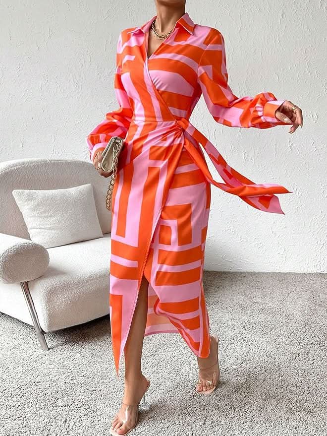 Selena | Printed Wrap Dress