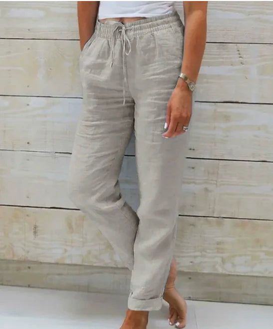 Belle | Women's Linen Trousers
