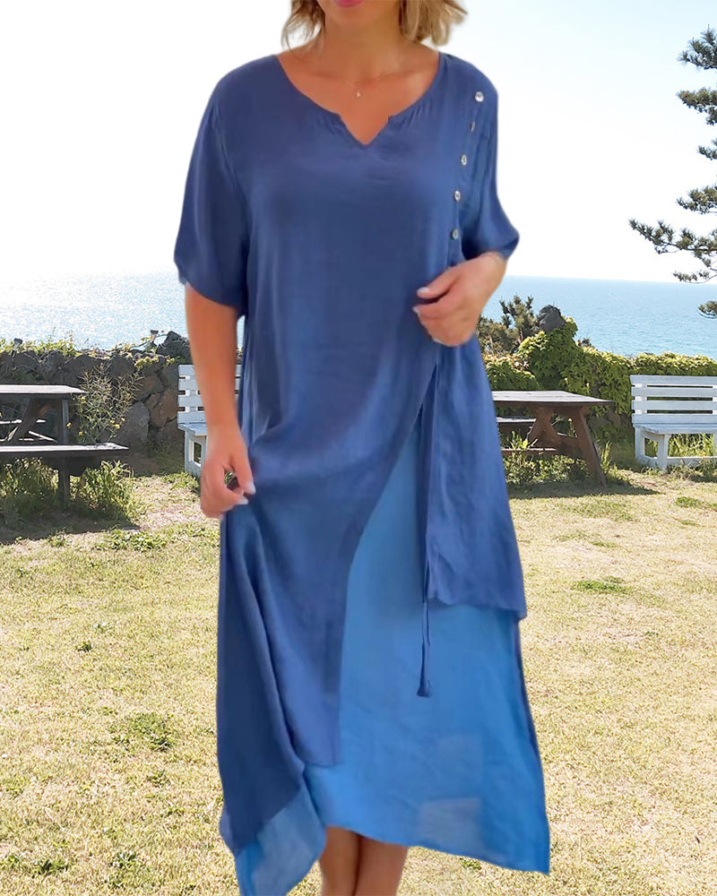 Nicole | Short Sleeve  Dress
