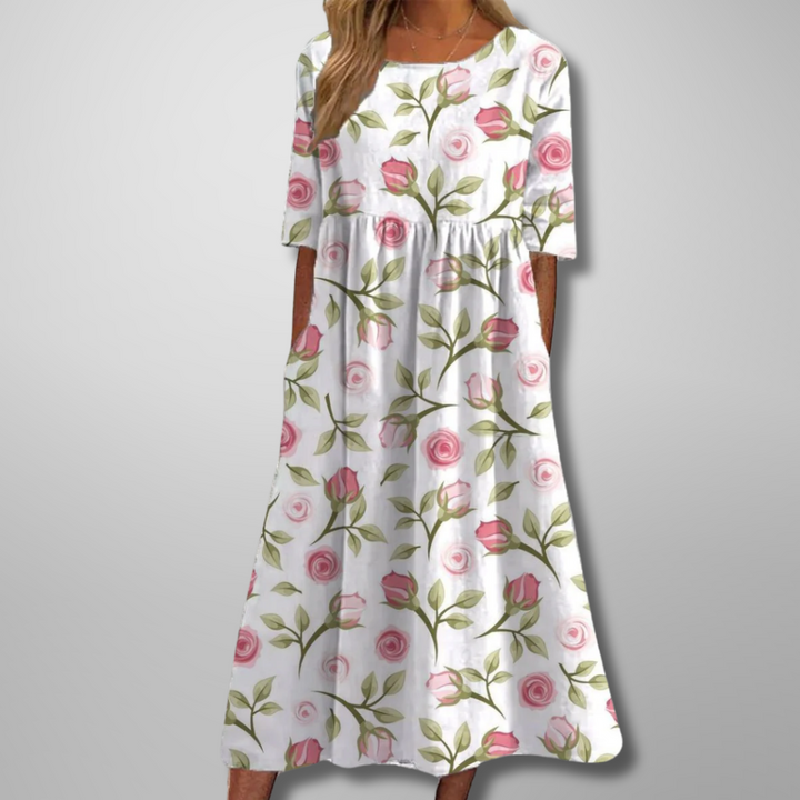 Marisa | Classic Embroidered Dress