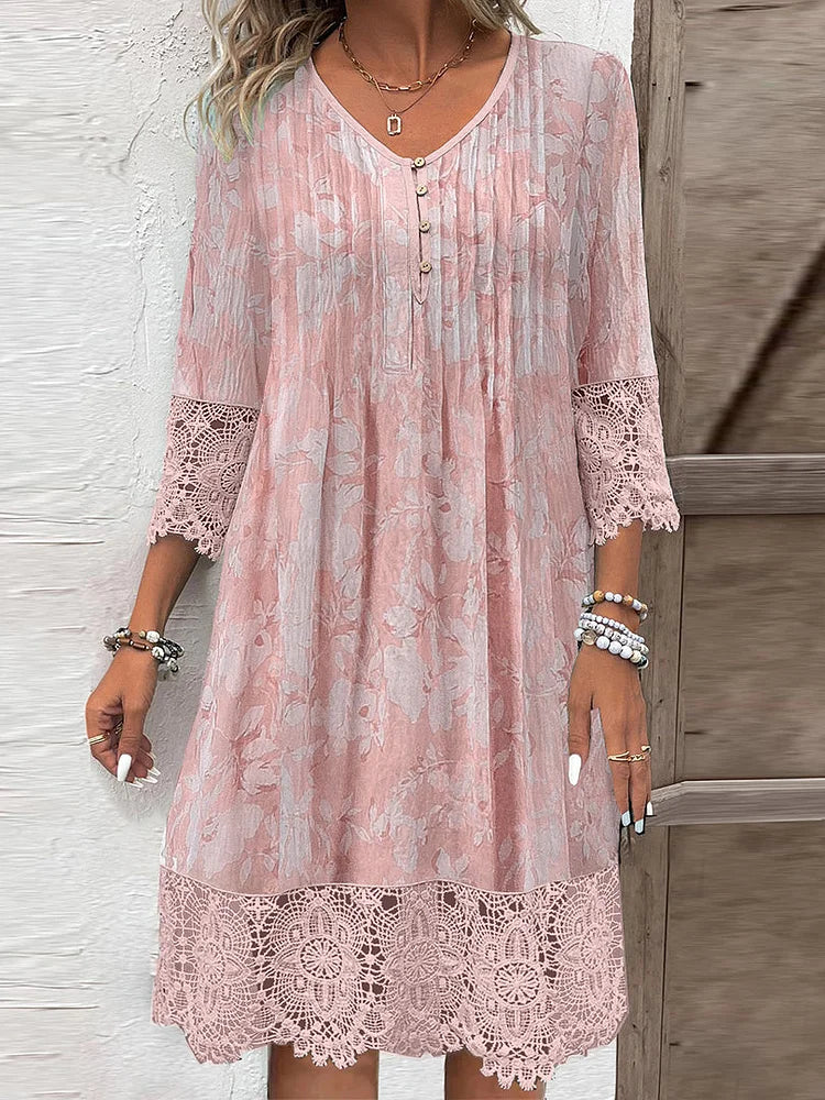 Molly | Elegant Lace Midi Dress