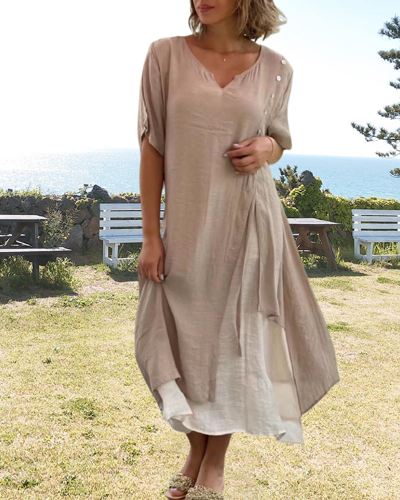 Nicole | Short Sleeve  Dress